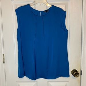 Teal sleeveless top 1X